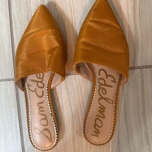 Sam Edelman Women's Orange Mules